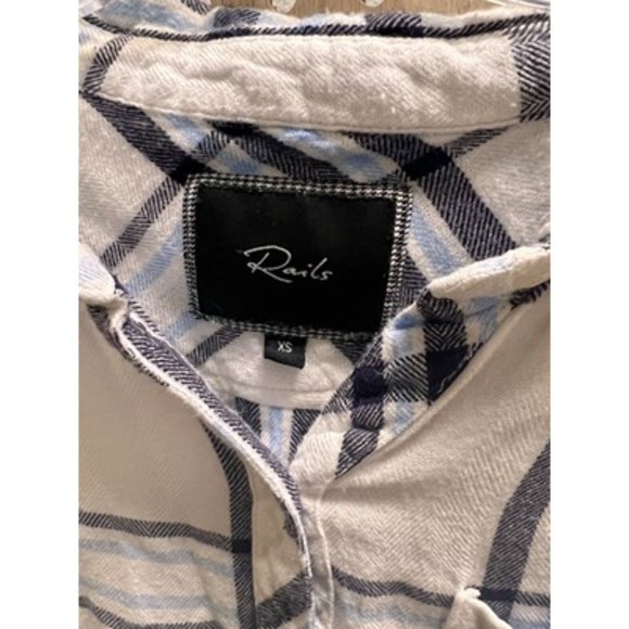 Rails Long Sleeve Collared Plaid Pocket Button-Up Shirt Size XS Multicolor - Picture 8 of 10